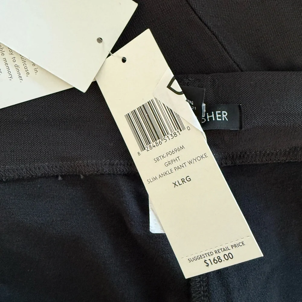 Eileen Fisher Slim Ankle Washable Dress Pants NWT Size XL